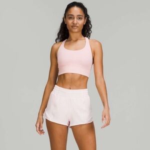 Lululemon Hotty Hot High Rise Athletic Shorts Strawberry Milkshake Pink 12 NWT